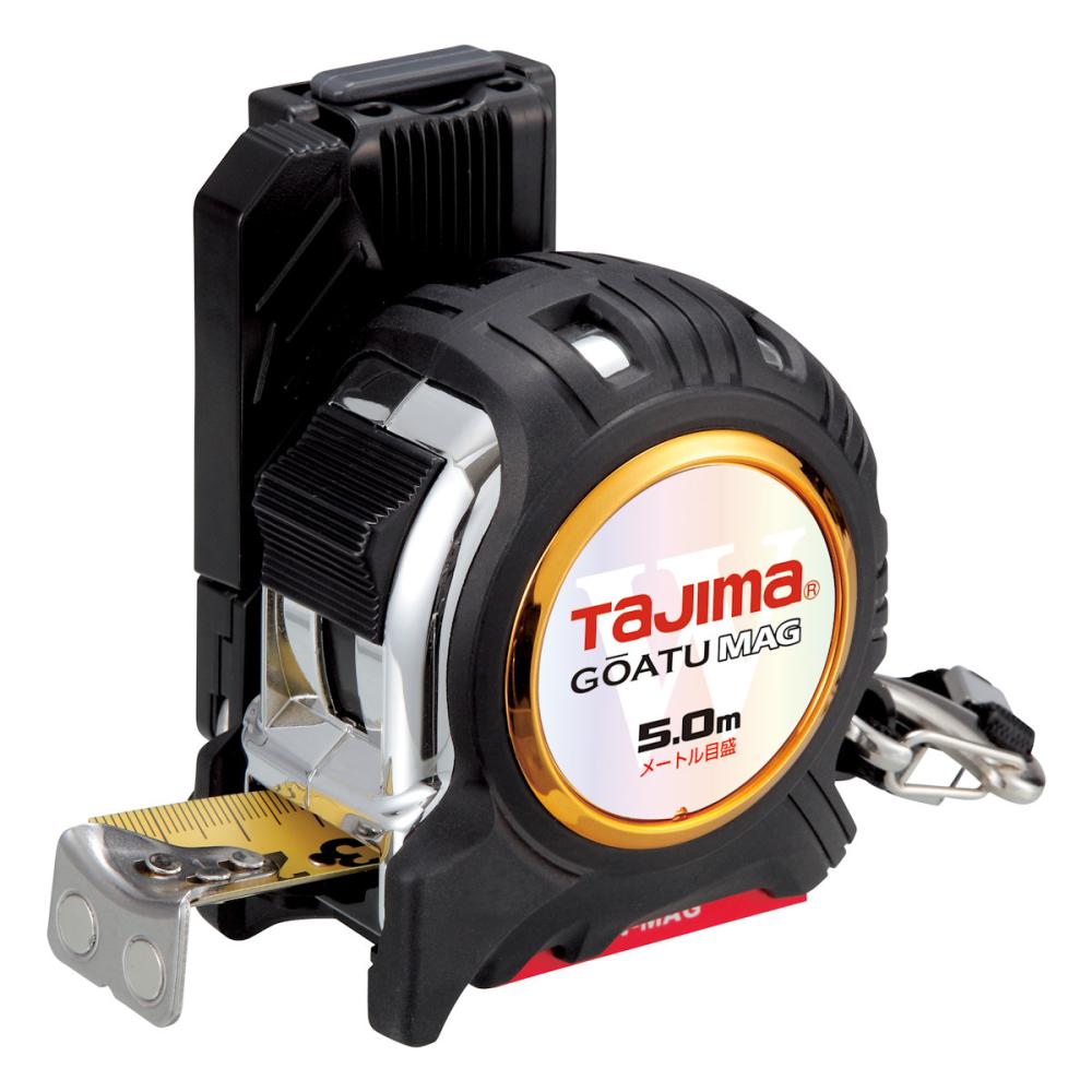 Ｔａｊｉｍａ　タジマ　剛厚Ｇ　２５ｍｍ幅５．０ｍ　左セフダブルマグ右基点目盛ＧＡＳＦＧＬＷＭ２５５０ＬＲ