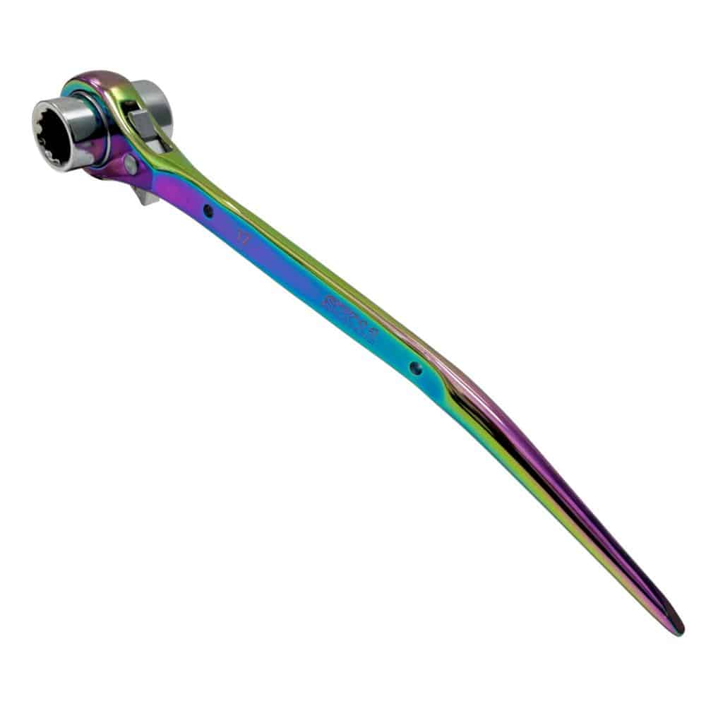 藤原産業　ＳＫ１１　ＳＰＩＤＥＲ　両口ラチェットレンチ　レインボー　ＳＰＤ－Ｒ１７１９ＬＰ