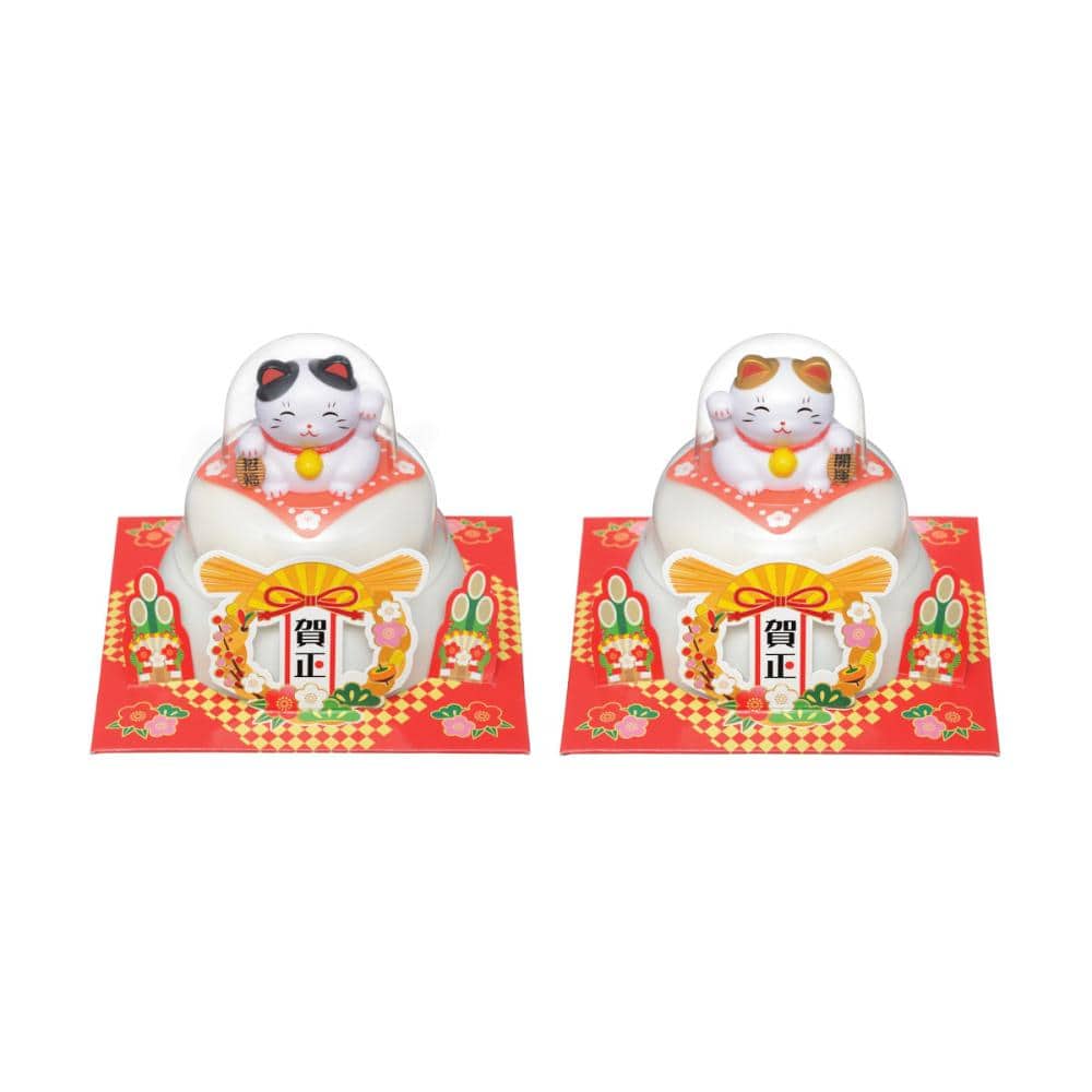 たいまつ　お鏡餅　丸餅入り　招き猫　６０ｇ