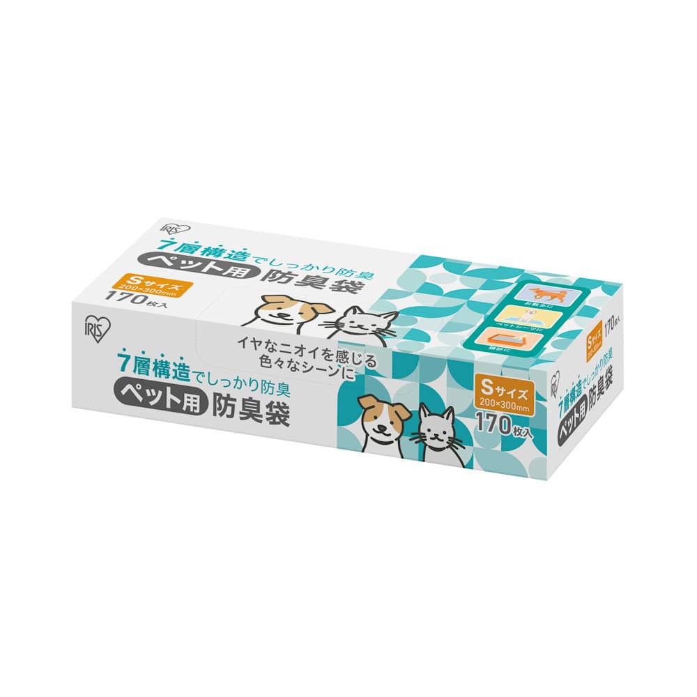 アイリスオーヤマ　ペット用防臭袋　Ｓサイズ　１７０枚入り　ＰＢＢ－Ｓ１７０