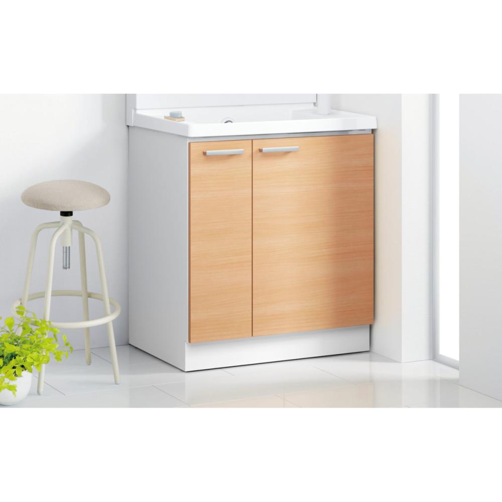 ＴＯＴＯ　洗面化粧台（ＫＺ）間口７５０　高さ８５０　片引き出し　ルースミルベージュ