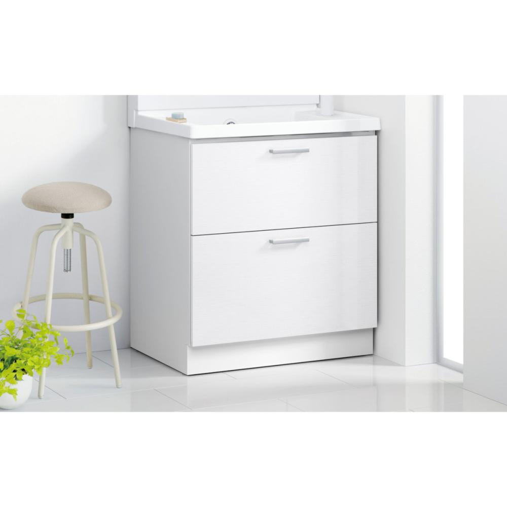 ＴＯＴＯ　洗面化粧台（ＫＺ）間口７５０　高さ８５０　２段引出し　パナシェホワイト