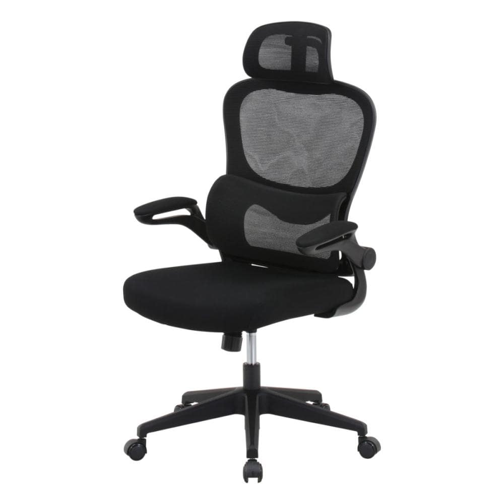 不二貿易　オフィスチェアー　ブラック