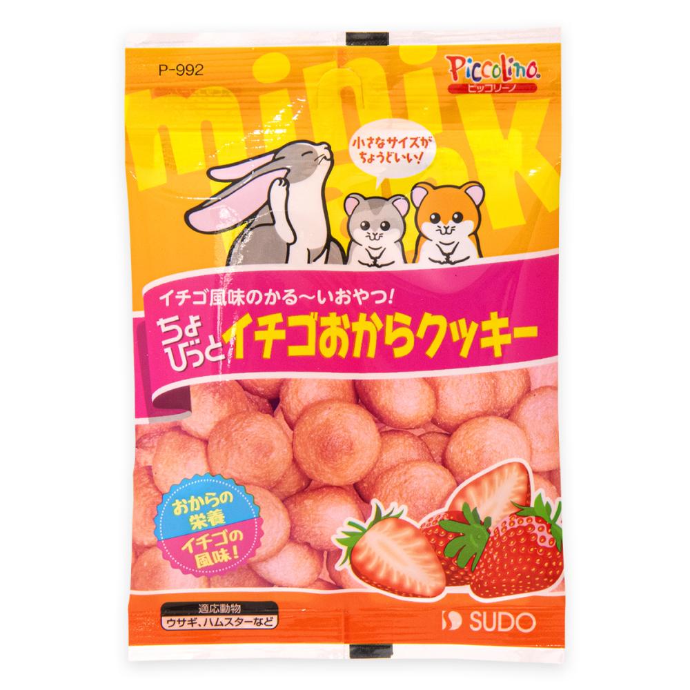 スドー　ピッコリーノ　ちょびっとイチゴおからクッキー　１０ｇ