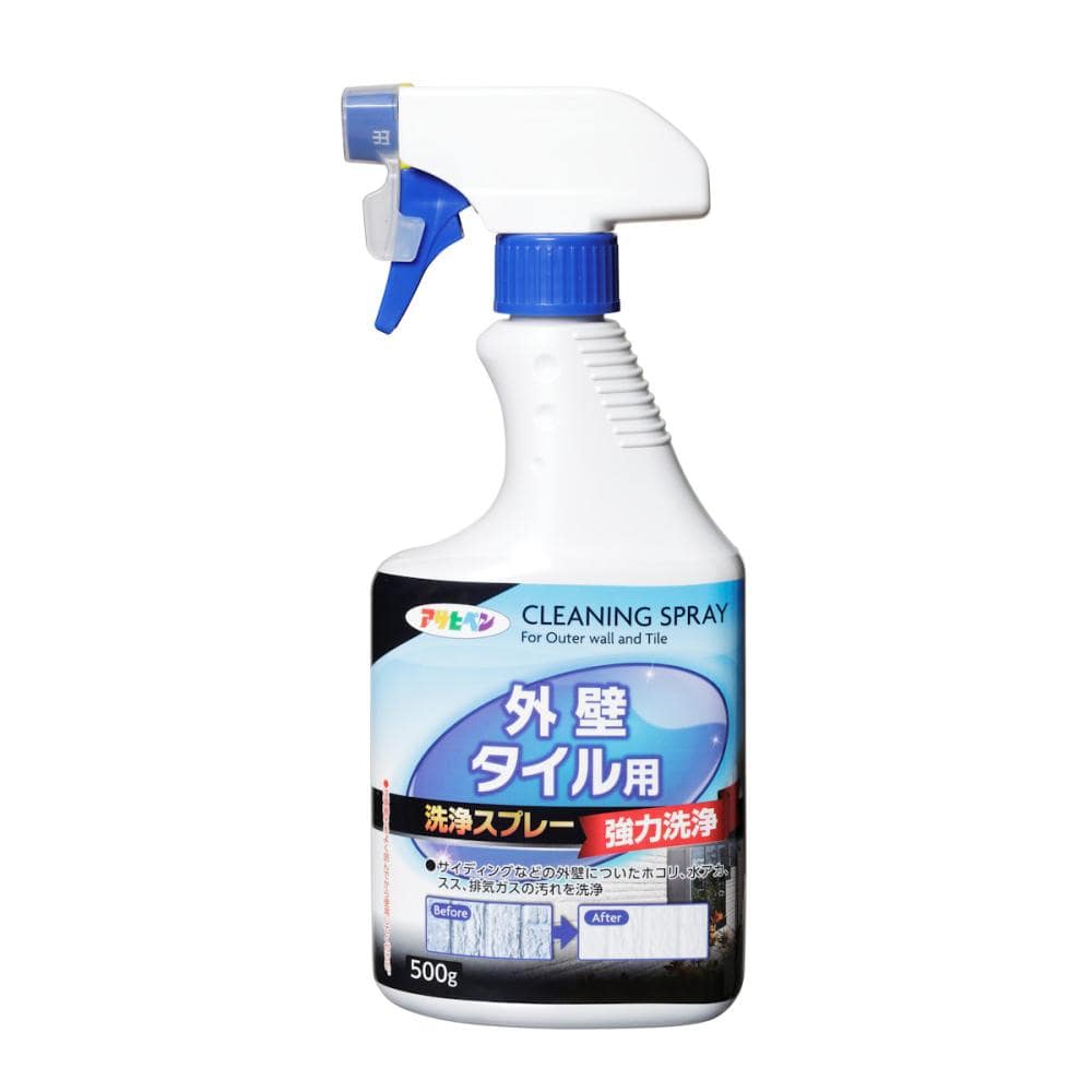 アサヒペン　外壁・タイル用洗浄スプレー　５００ｇ