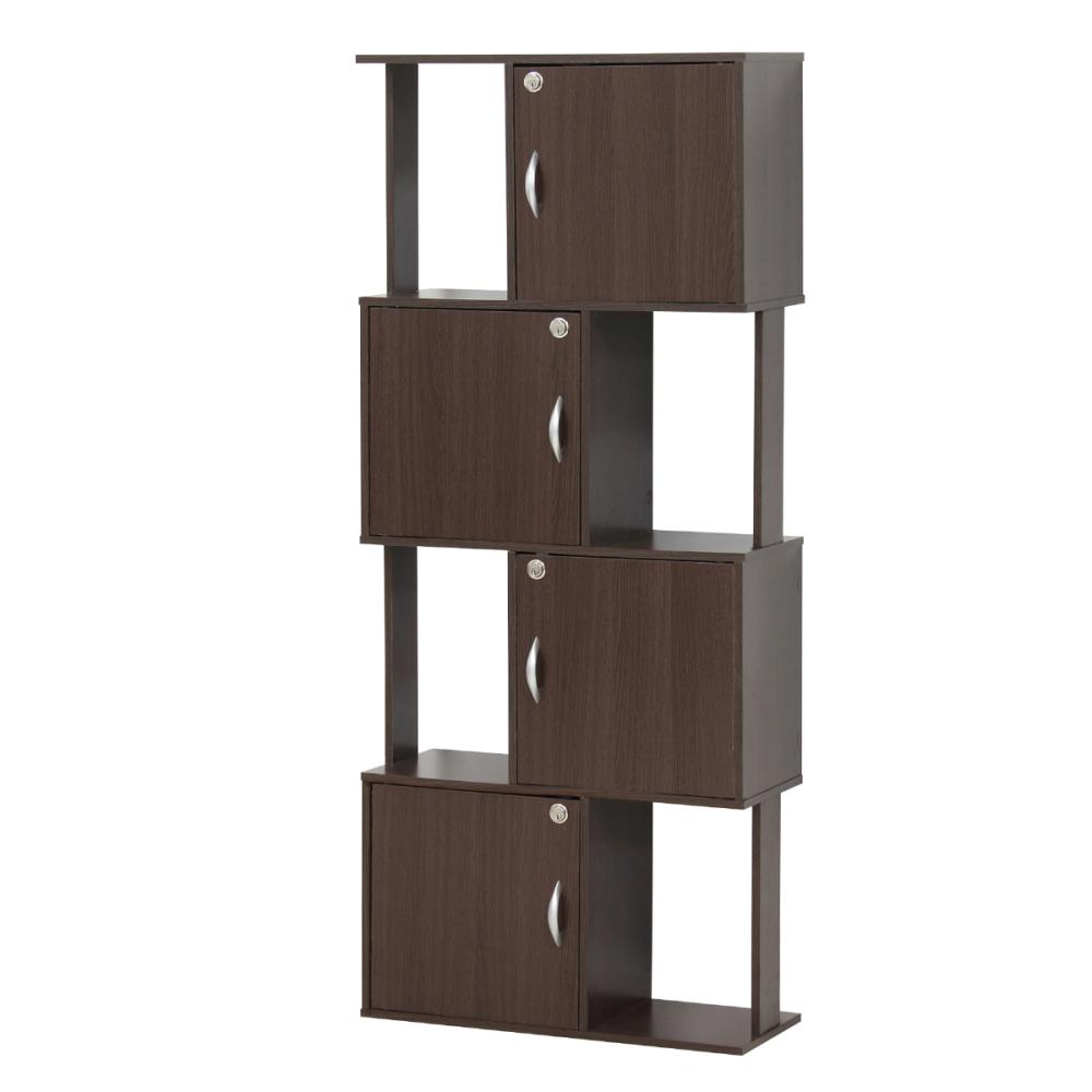 クロシオ　ラック鍵付き４段　ブラウン　３９４２４