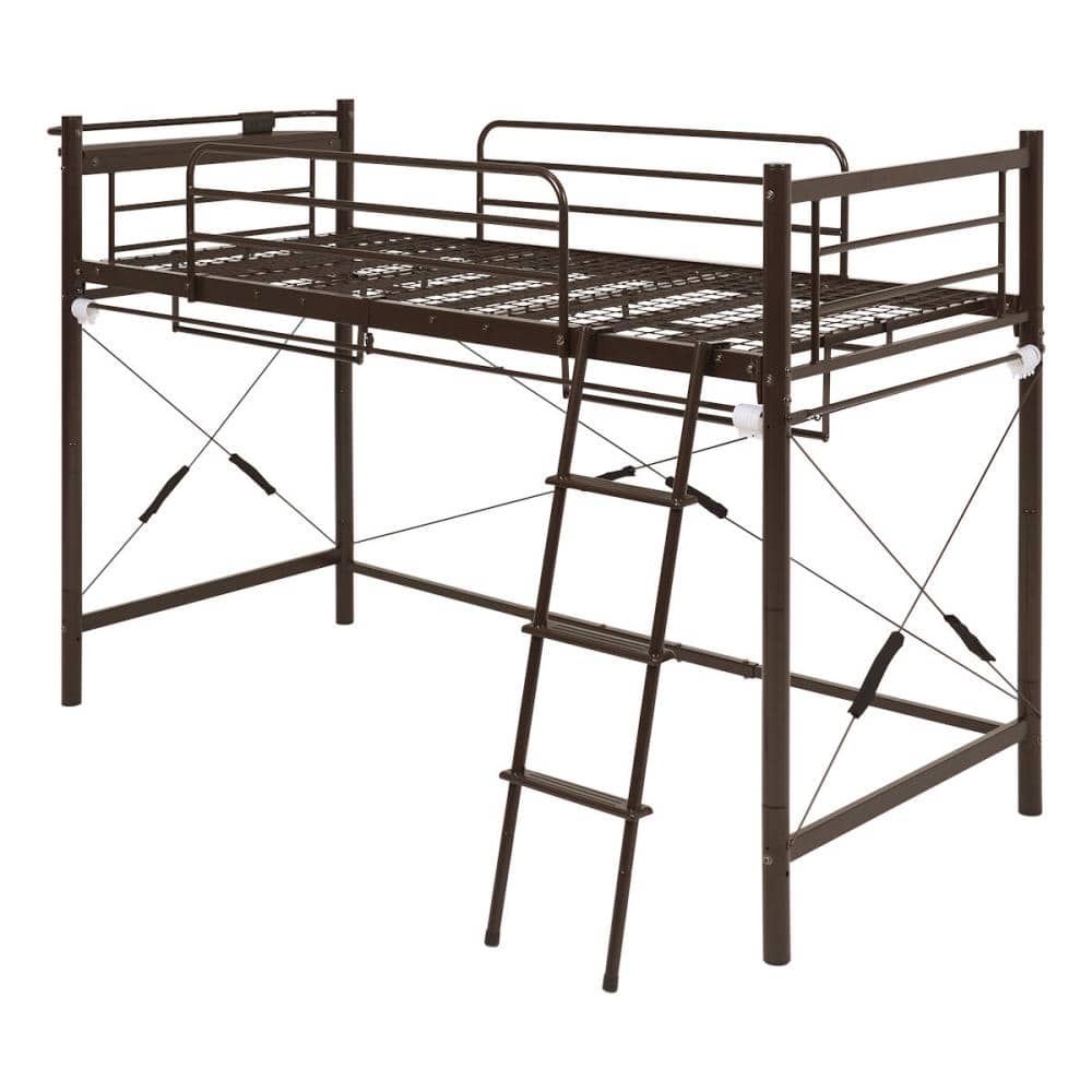 萩原　パイプロフトベッド　ダークブラウン　シングル　寝台の高さ１０６ｃｍ　ＫＨ－３６９０ＤＢＲ