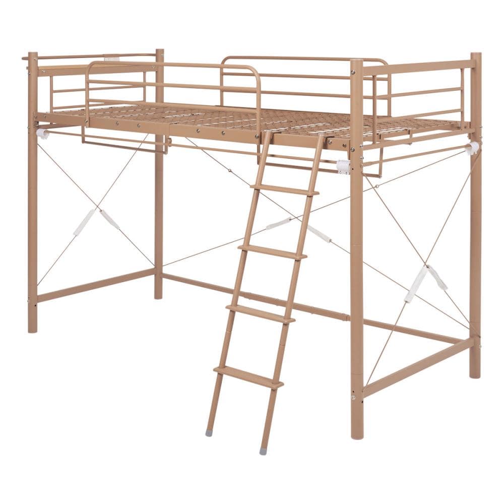 萩原　パイプロフトベッド　ラテ　シングル　寝台の高さ１２６ｃｍ　ＫＨ－３６９１ＬＴ