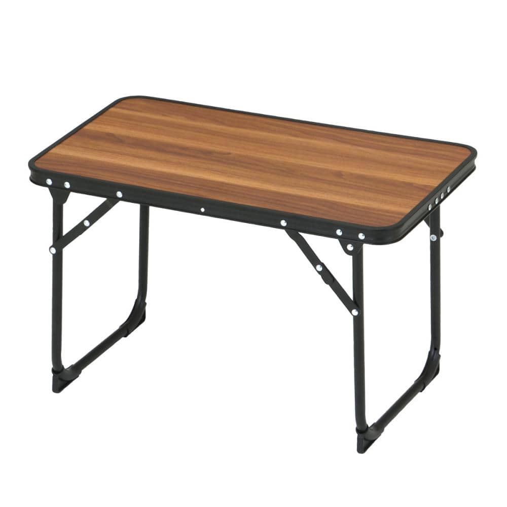 ナチュラルシーズン　アルミレジャーテーブル　３０×６０ｃｍ