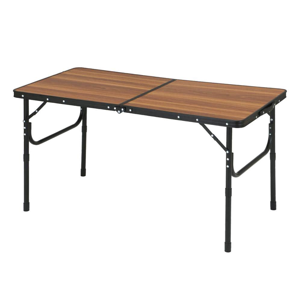 ナチュラルシーズン　アルミレジャーテーブル　１２０×６０ｃｍ