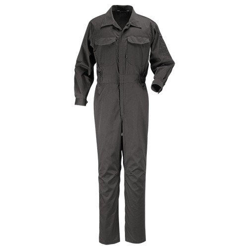 カジメイク　ＴＣ長袖つなぎ服　ダークグレー　Ｓ　６７０９