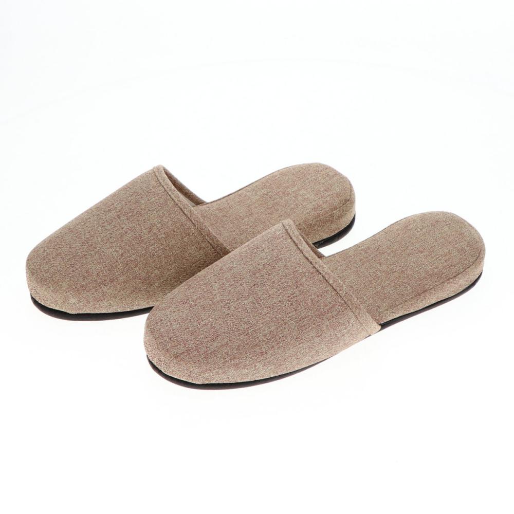 アテーナライフ　前閉じつり込みスリッパ　ベージュ　フリーサイズ