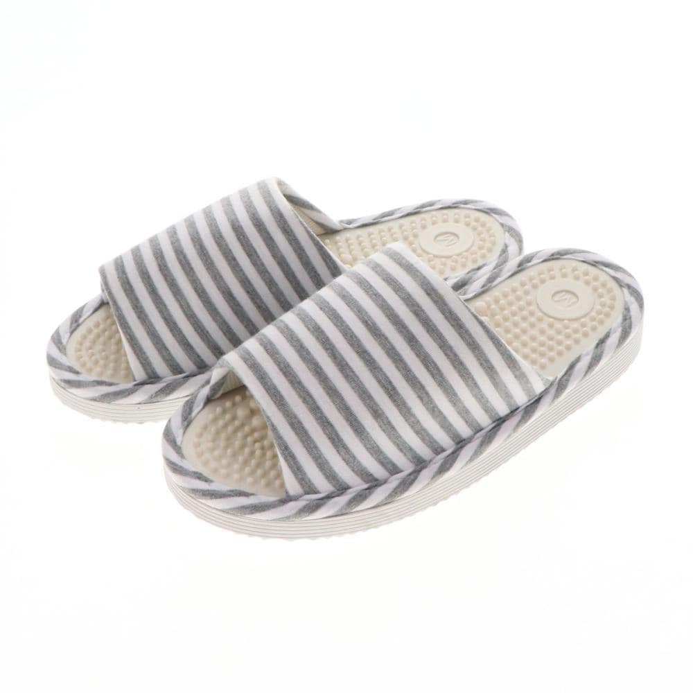 アテーナライフ　健康スリッパ　グレー　Ｍ