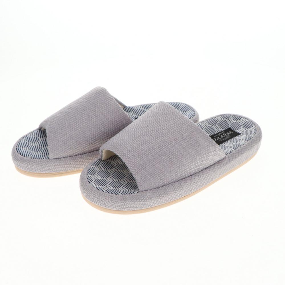 ひんやりコンフォート　軽量スリッパ　グレー　Ｍ