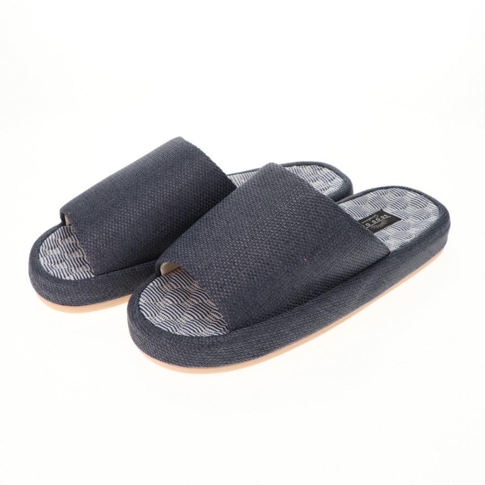 ひんやりコンフォート　軽量スリッパ　ネイビー　Ｌ