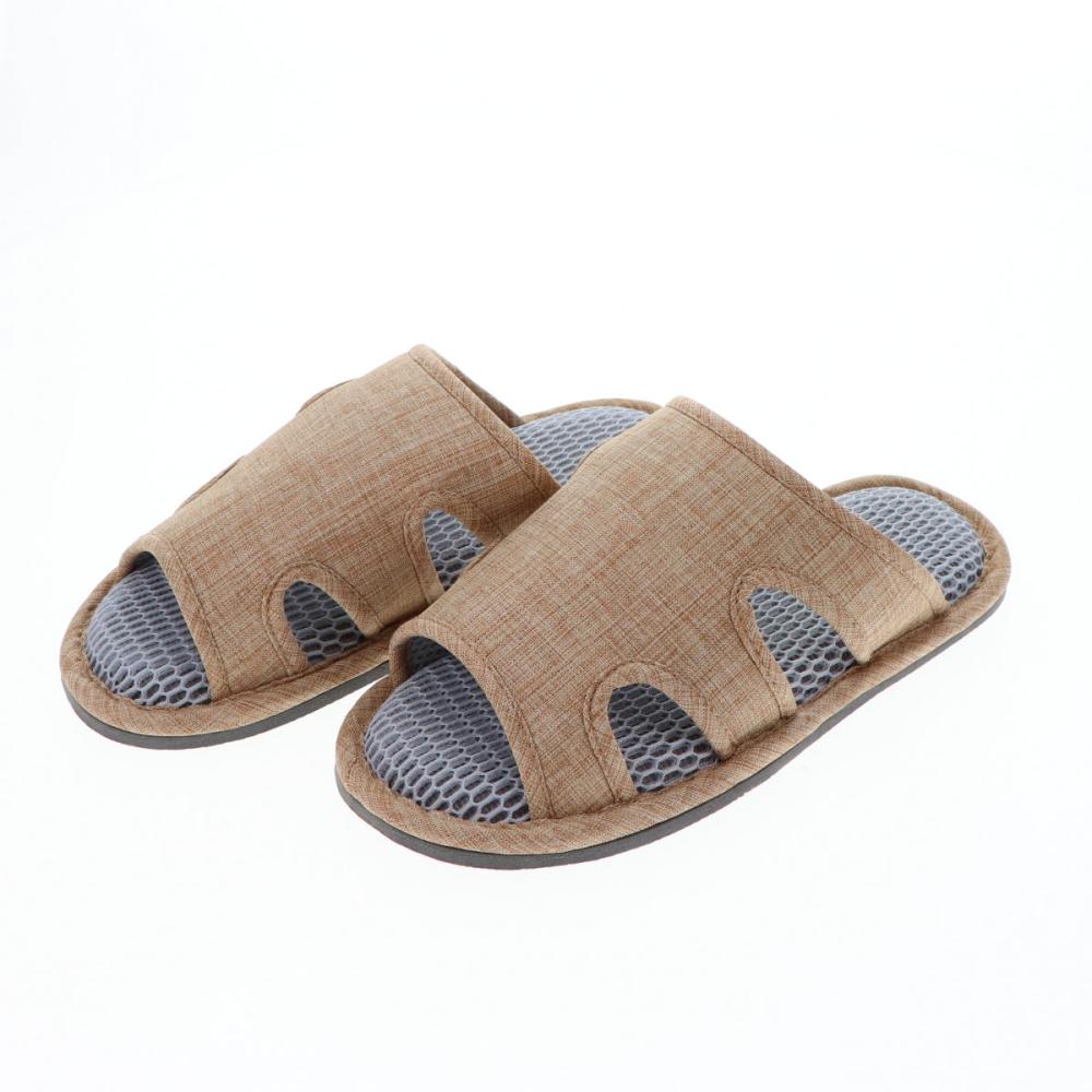 アテーナライフ　ダブルメッシュスリッパ　ベージュ　Ｍ