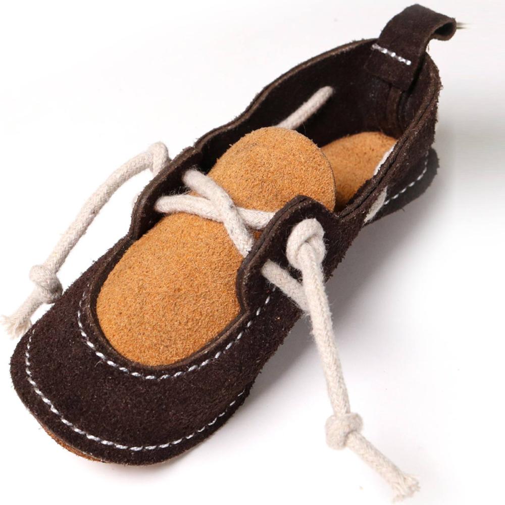 牛革まじ噛みトイ　デッキシューズ