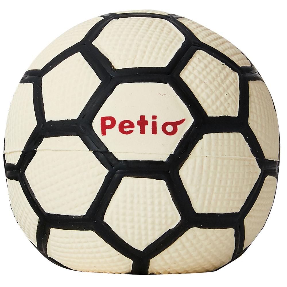 ペティオ　犬用おもちゃ　サイレントドッグラテックス　サッカーボール