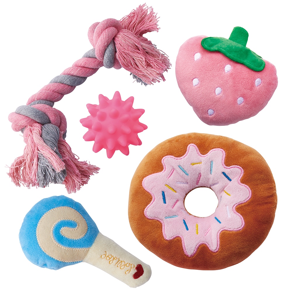 熱血遊び隊！　キュートなバラエティーパック　小型～中型犬用　５個入り