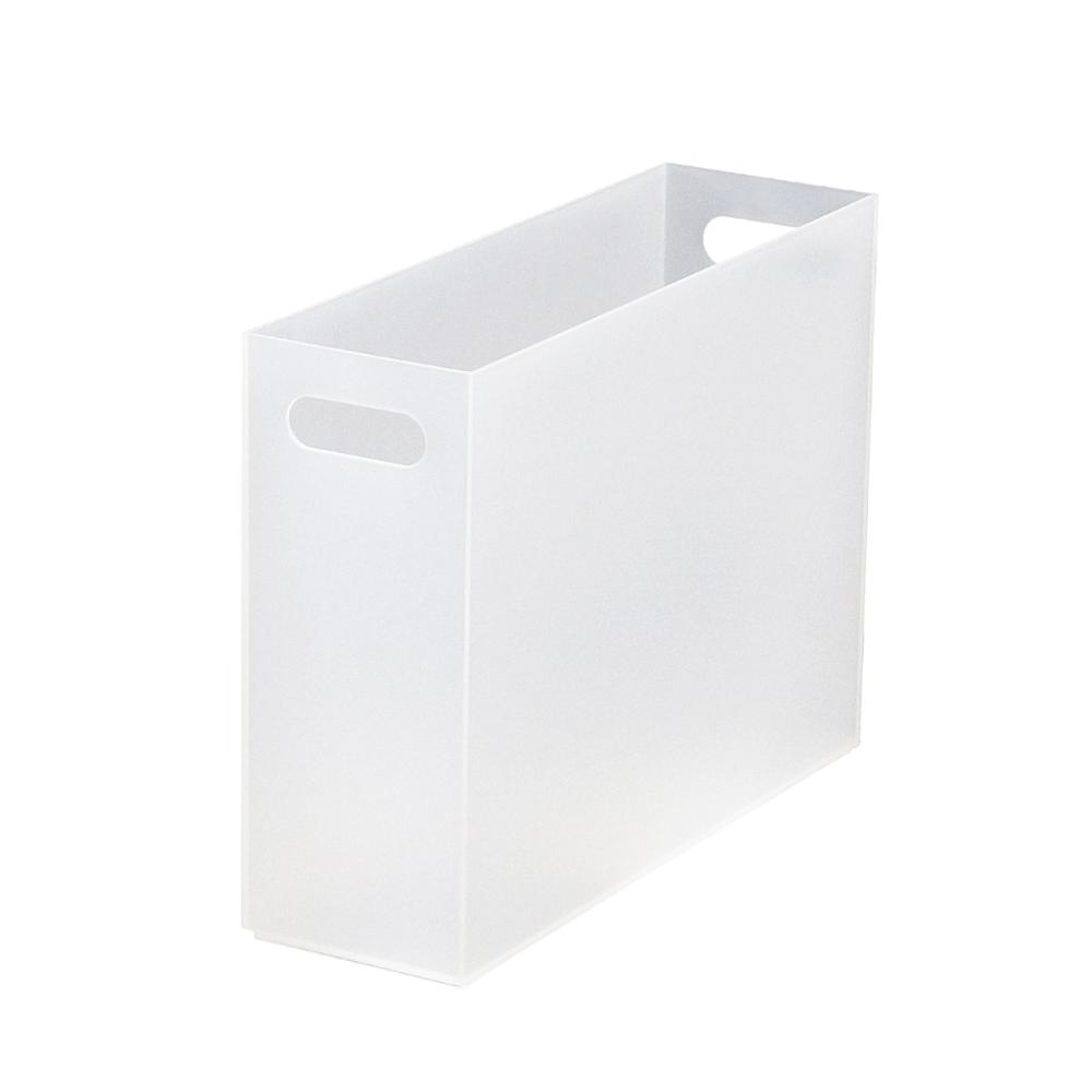 ジェイ・イー・ジェイ　取っ手付きスタッキング　スリムボックス　クリア