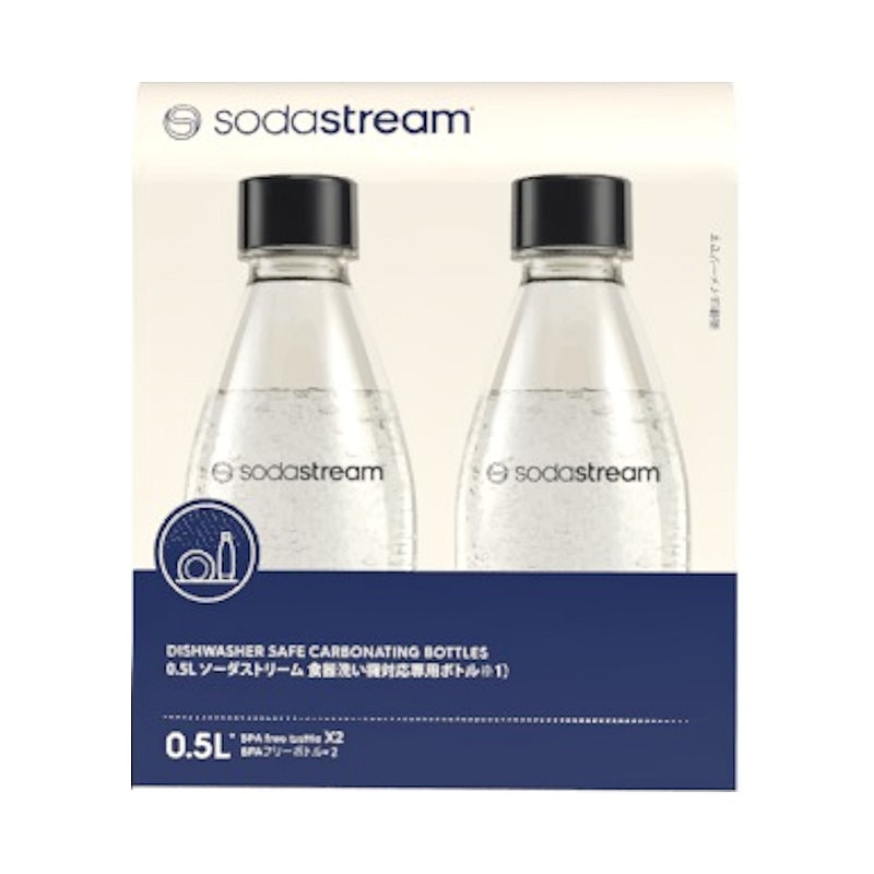 ソーダストリーム　ＤＷＳボトル０．５Ｌ×２本　Ｗ　ＳＳＢ００８０