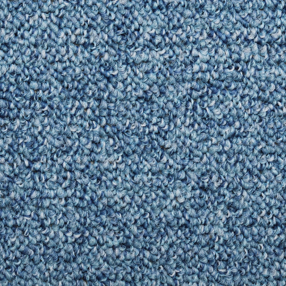 スミノエ　廊下敷き　クレモ　ブルー　８８×１５０ｃｍ