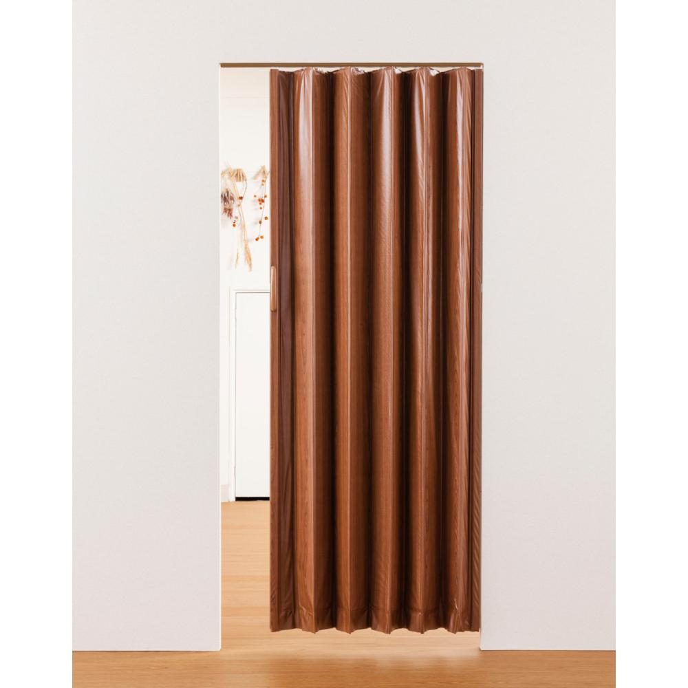 木目調パネルドア　コルタ　ダークブラウン　９５×１７４ｃｍ