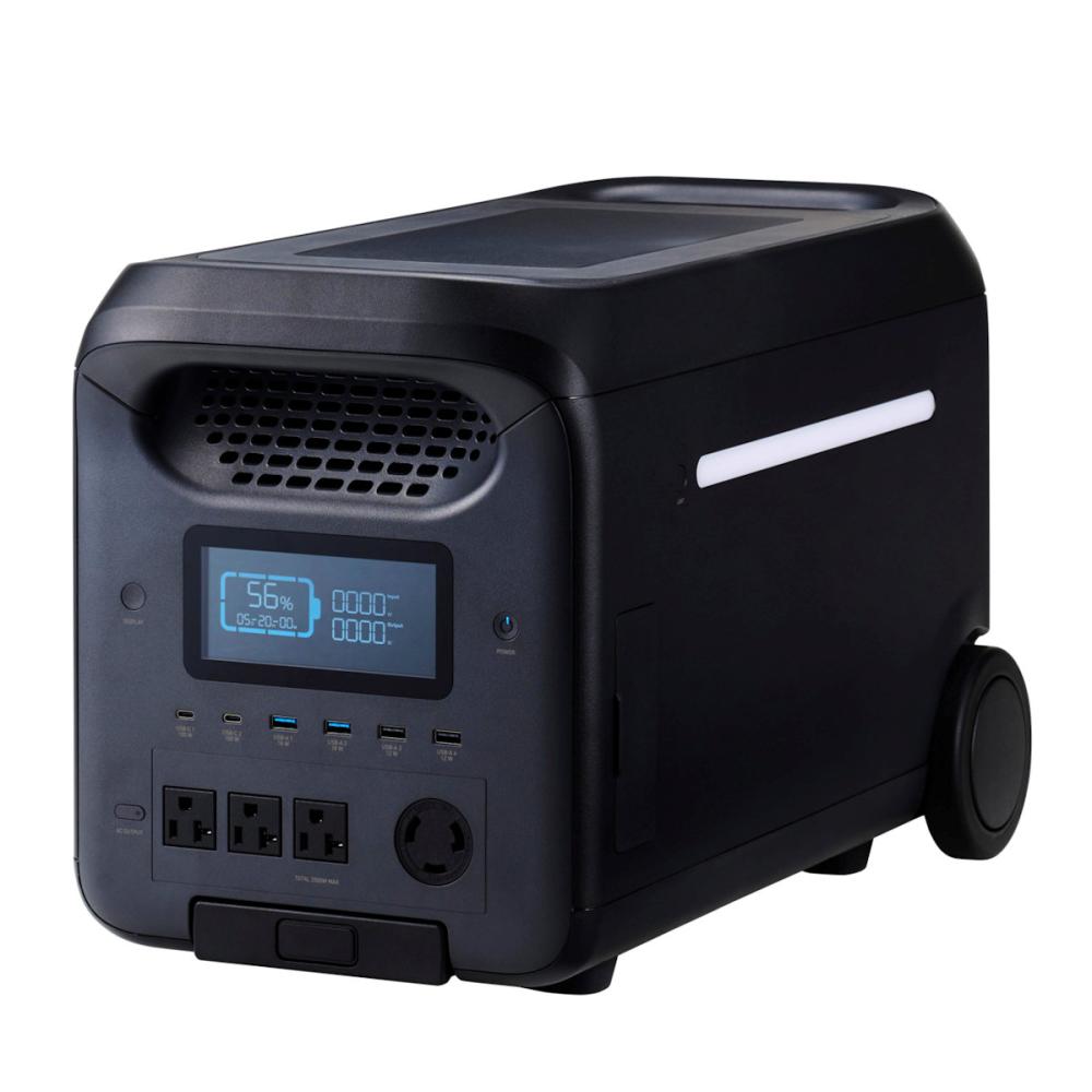 エレコム　ポータブル電源　２５６０Ｗｈ　２５００ＷＤＥ－ＰＳ２５００ＰＢＫ