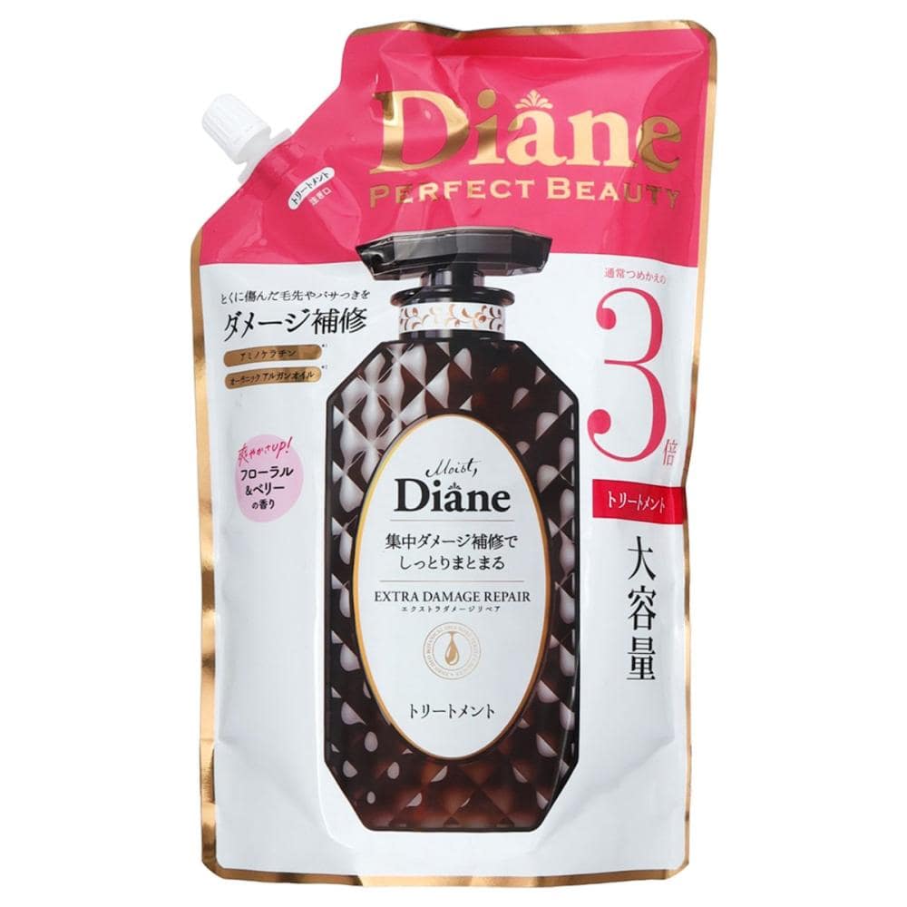 ネイチャーラボ　ダイアン　パーフェクトビューティー　エクストラダメージリペア　トリートメント　フローラル＆ベリーの香り　詰替用　１０００ｍＬ