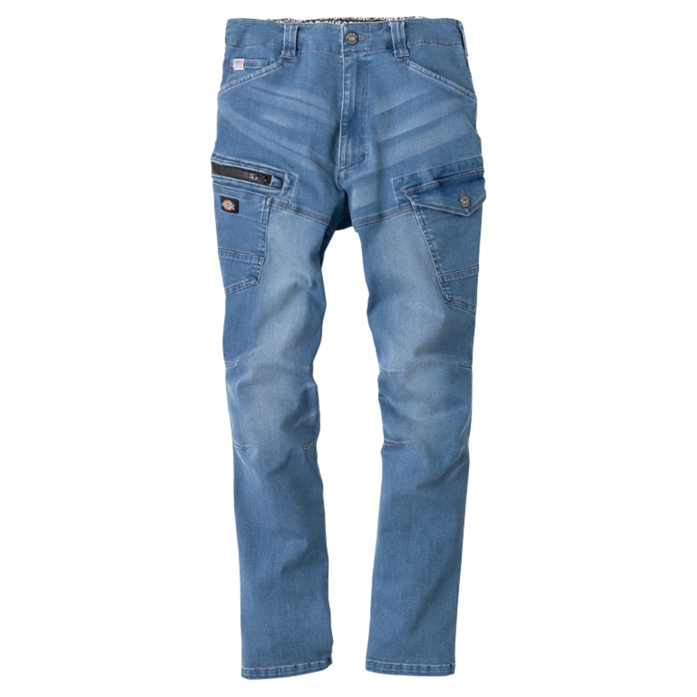 Ｄｉｃｋｉｅｓ（ディッキーズ）　シルキーデニムカーゴ　ライトインディゴ　３Ｌ　Ｄ－２９０５