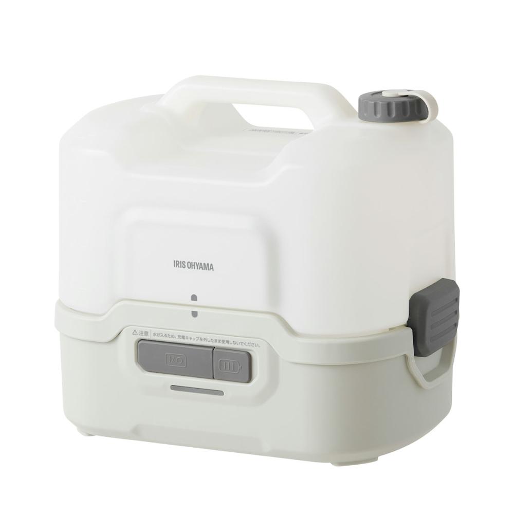 アイリスオーヤマ　充電式ポータブルウォッシャー　ホワイト／グレー　ＪＰＷ－Ｔ８１－Ｗ／Ｈ