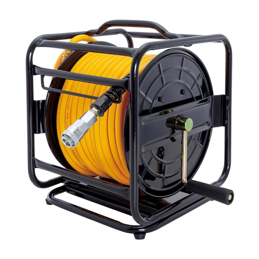 藤原産業　ＳＫ１１　エアホースリール　セーフティソフト２５Ｍ　ＳＡＲ－８２５ＳＳ