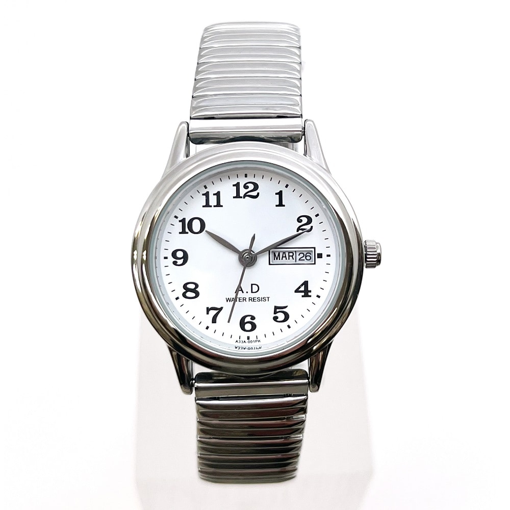 アマルフィ　日付曜日付き　アナログウォッチ　Ａ２４１８Ｌ