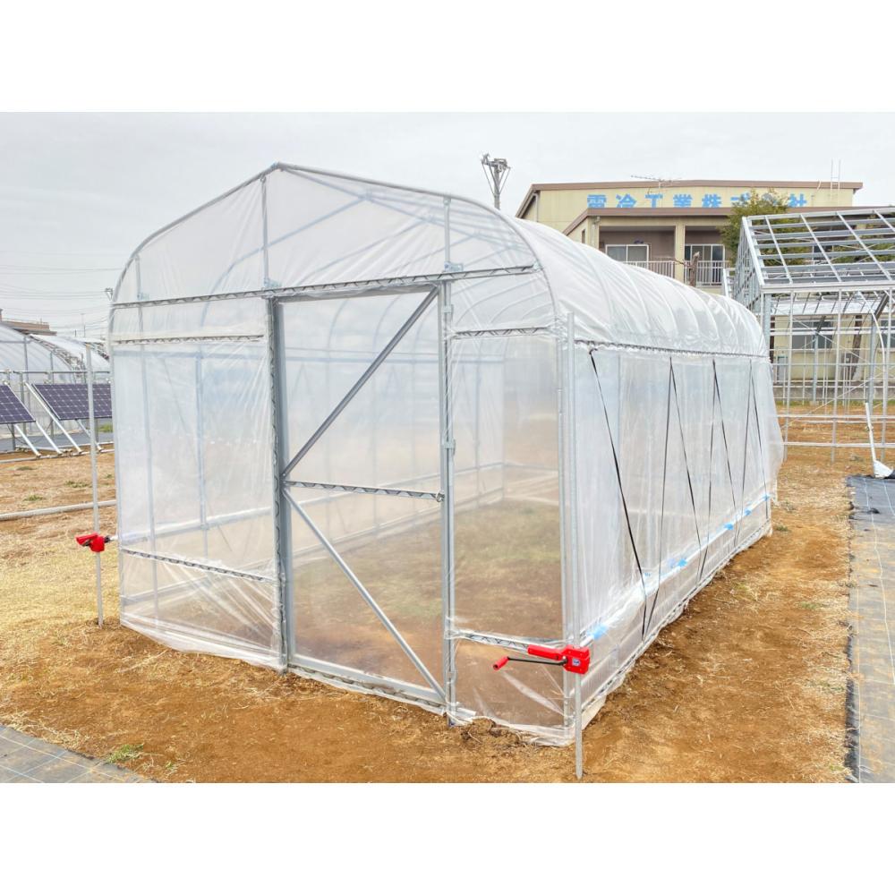 東都興業　菜園ハウス　ヒロガーデン４　換気セット付き　４坪タイプ