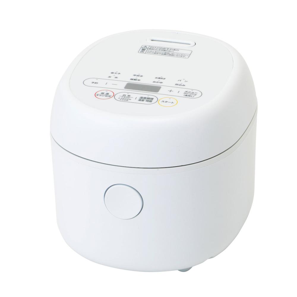 Ｊｅｎｉｘ（ジェニックス）　マイコン炊飯器　３合炊き　ホワイト　ＫＪＲ－ＤＭ０５１（Ｗ）