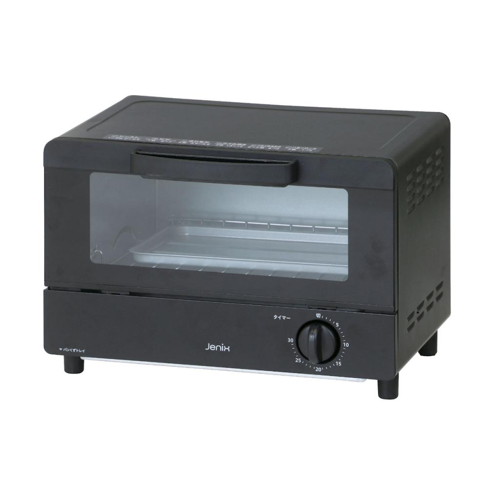 Ｊｅｎｉｘ（ジェニックス）　トースター　２枚焼き　ブラック　ＫＴＲＢ－Ｓ１００（Ｂ）