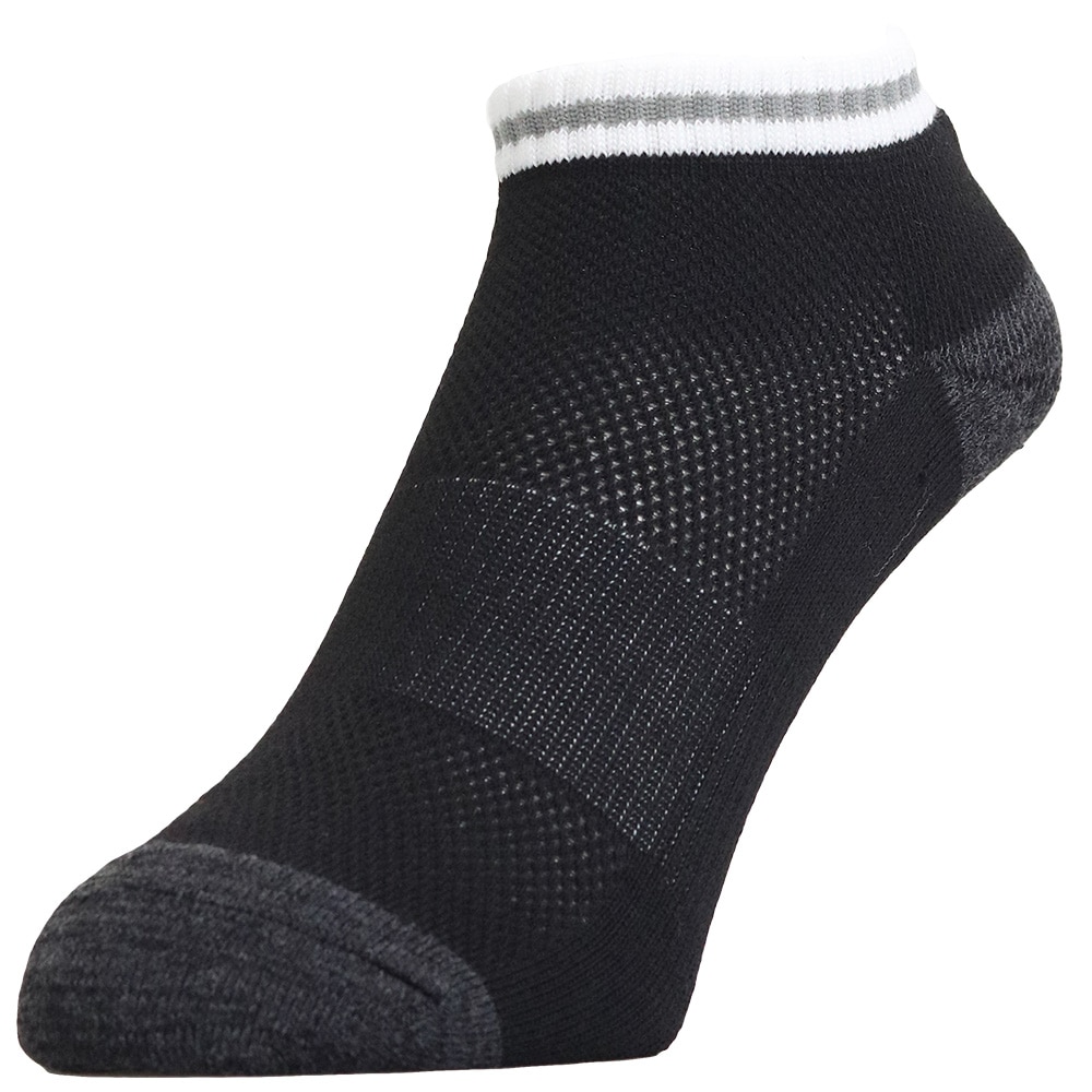 ディックコーポレーション　ＤＲＹ先丸ソックス　カバー丈　底パイル　ライン　３足組