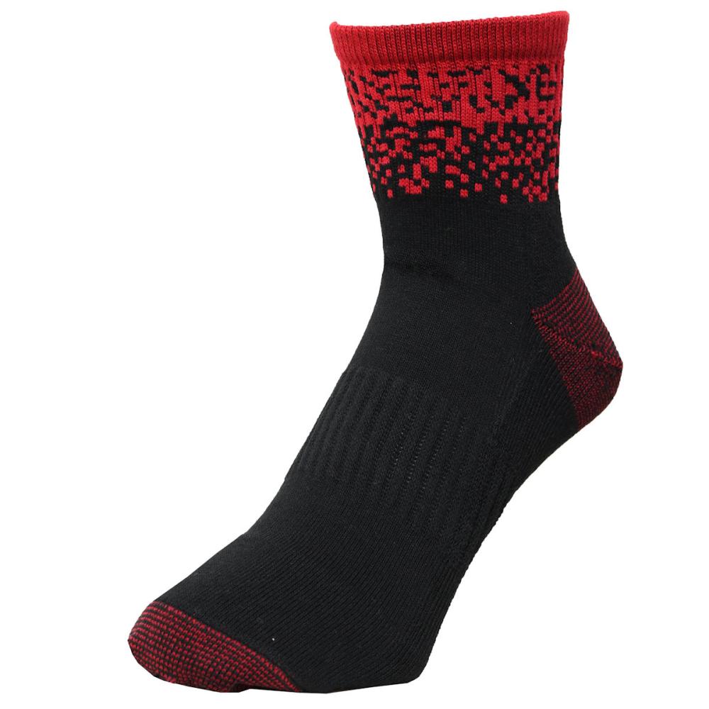 ディックコーポレーション　ＤＲＹ先丸アンクルソックス　底パイル　ブラックベース　３足組