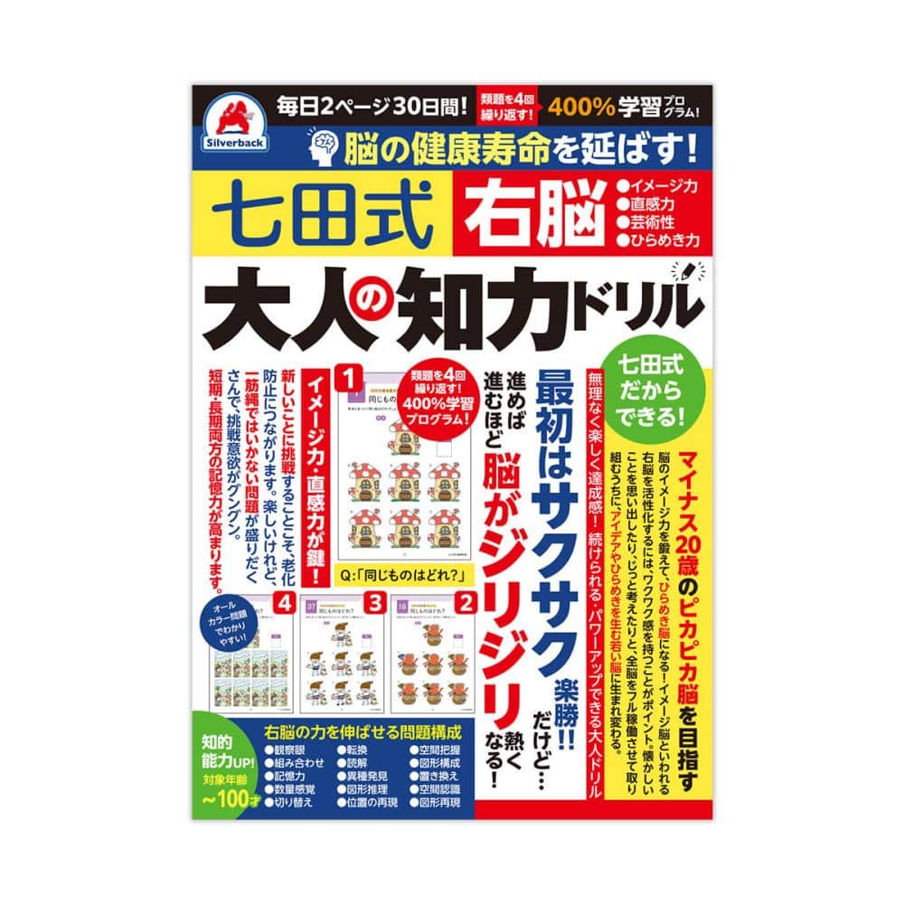シルバーバック　七田式大人の知力ドリル　右脳
