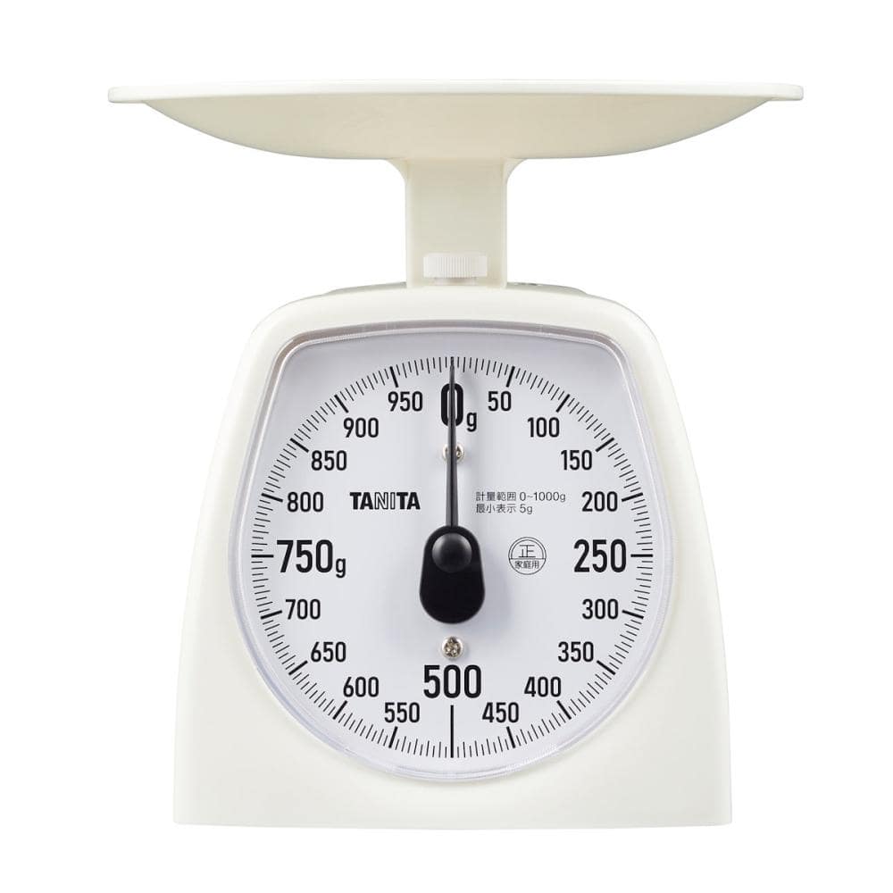 タニタ　アナログクッキングスケール　１ｋｇ　ＫＡ４４１ＷＨ