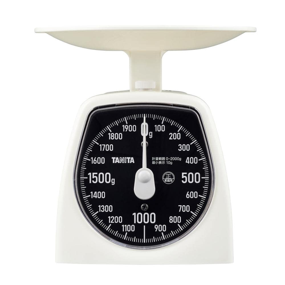 タニタ　アナログクッキングスケール　２ｋｇ　ＫＡ４４２ＷＨ