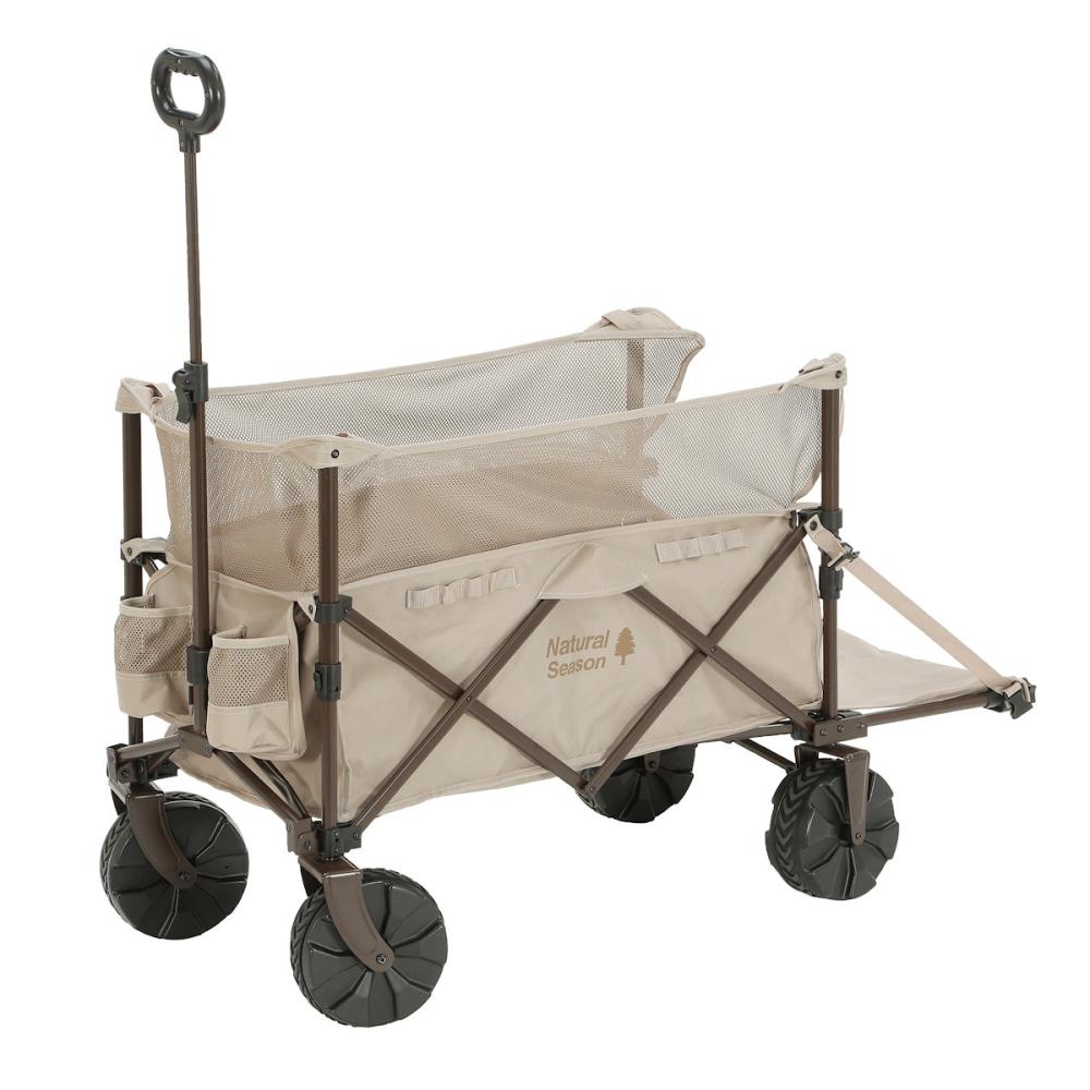 ナチュラルシーズン　アウトドアワゴン　ハイタイプ　ワイドタイヤ