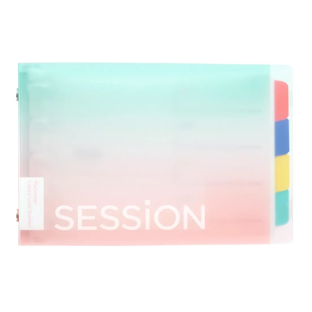 ミニサイズ　バインダー　セッション　グラデーション