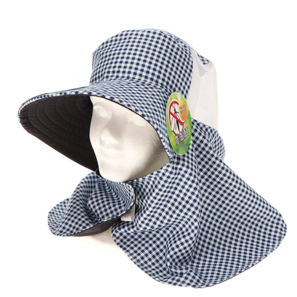 你的品牌名　リバーシブル農帽　防虫加工・ＵＶカット