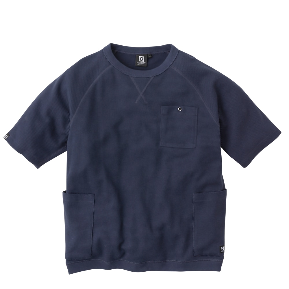 コーコス信岡　５ポケット　半袖Ｔシャツ　ネイビー　３Ｌ　Ｇ４３７