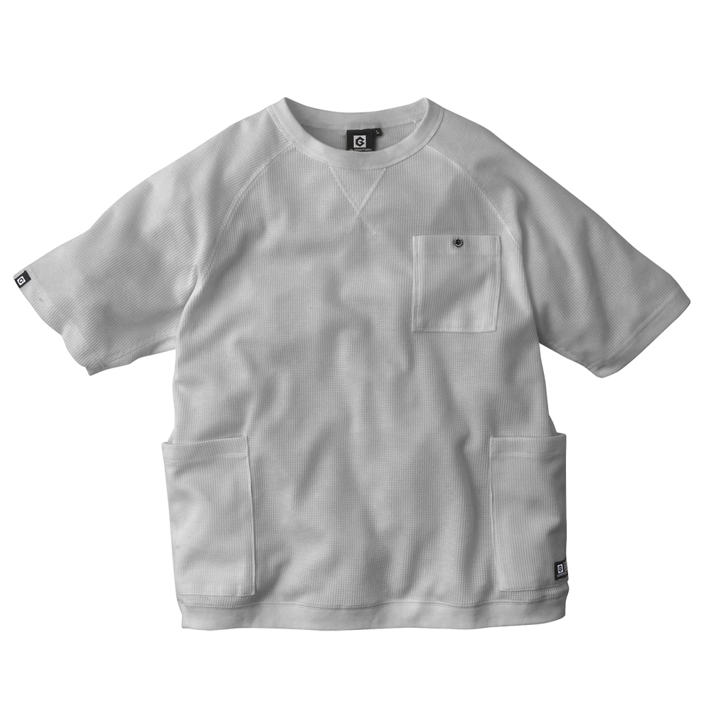 コーコス信岡　５ポケット　半袖Ｔシャツ　グレー　ＬＬ　Ｇ４３７