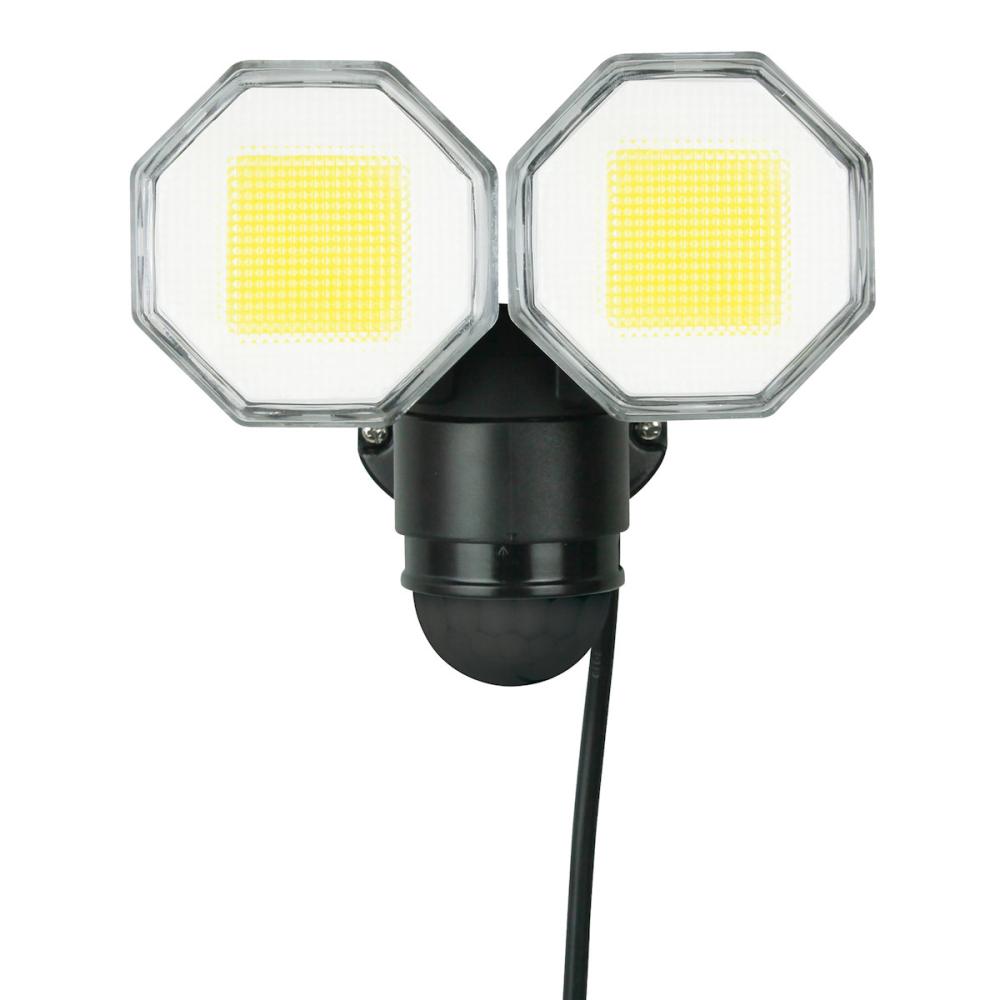 大進　人感ＬＥＤセンサーライト２灯　コンセント式