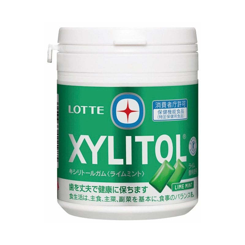 ロッテ　キリリトールガム　ライムミント　ボトル　１３３ｇ