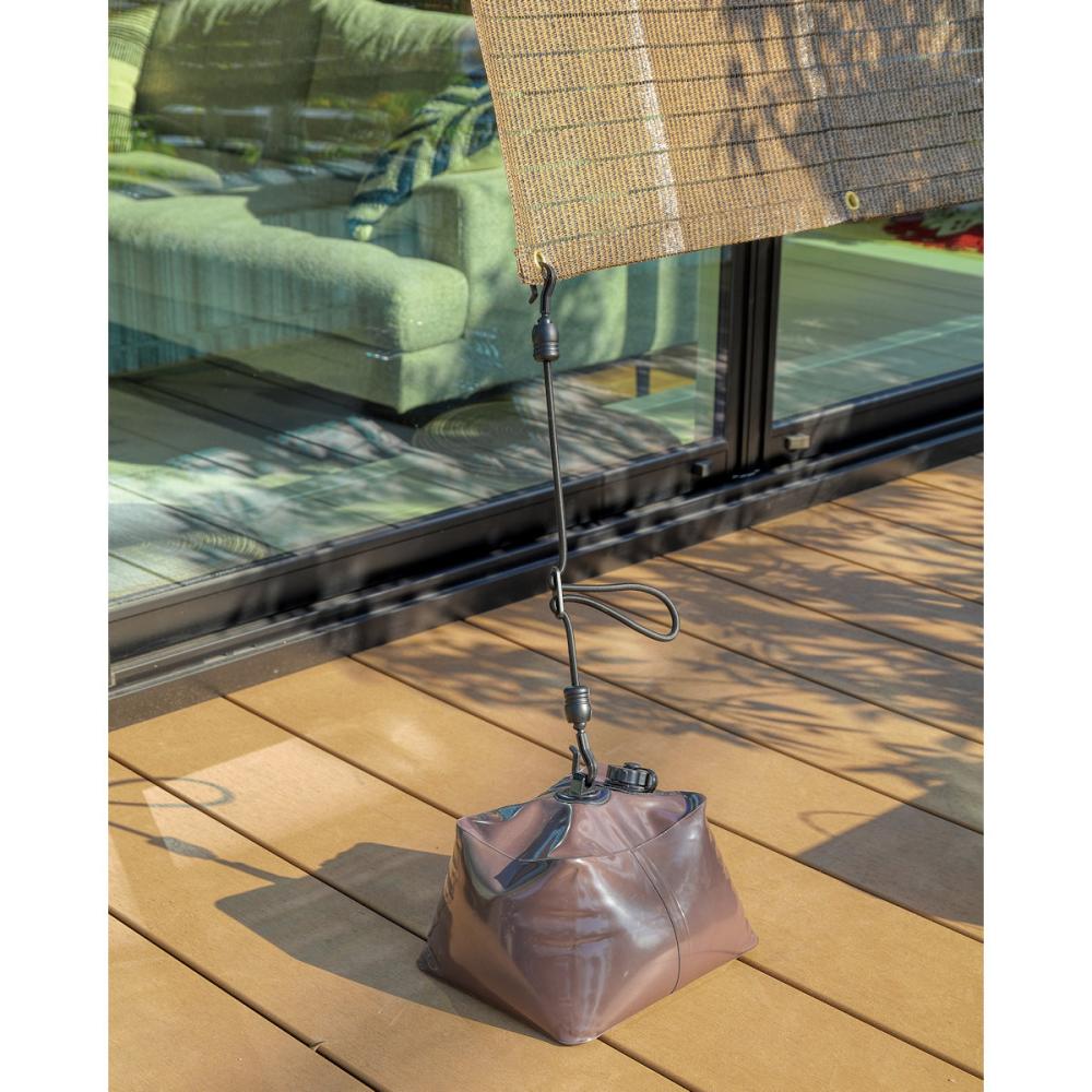 オーニング用ゆれ吸収ロープフック