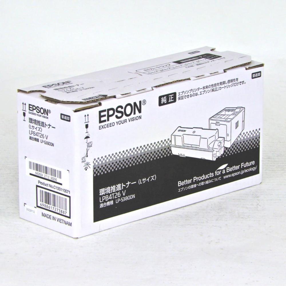エプソン　純正トナーカートリッジ　環境推進　ＬＰＢ４Ｔ２６Ｖ　